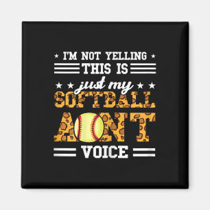 Womens This Is Just My Softll Aunt Voice Softll Au Magnet