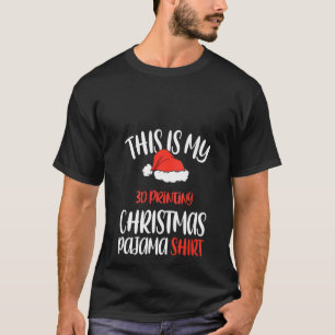 Womens This is My 3d Printing Printer Christmas Pa T-Shirt