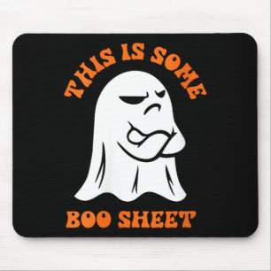 Womens This is Some Boo Sheet Cool Ghost Funny Mouse Pad