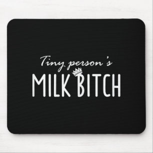 Womens Tiny Person's Milk New Mom Ery Funny Breast Mouse Pad