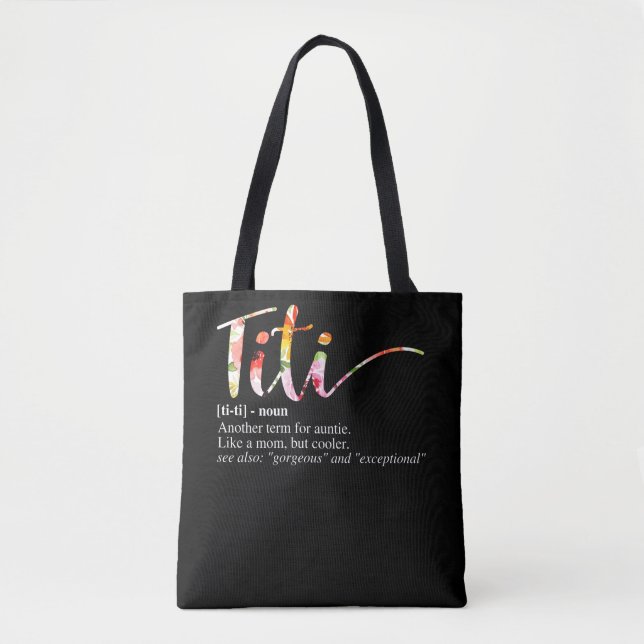 Womens Titi Definition Another Term For Auntie coo Tote Bag (Front)