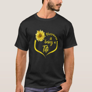 Womens Titi Happiness Is Being A Titi Raglan T-Shirt