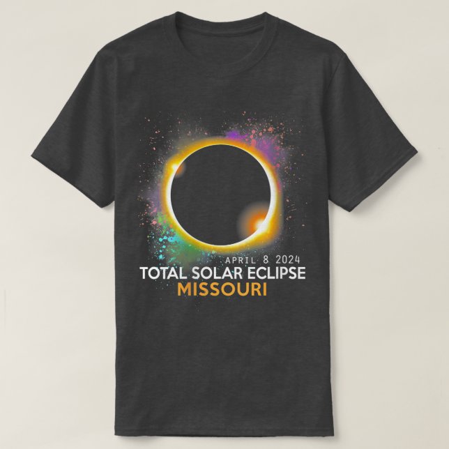 Womens Total Solar Eclipse 2024 Totality 040824 Mi T-Shirt (Design Front)
