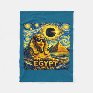 Women's Total Solar Eclipse August Fleece Blanket