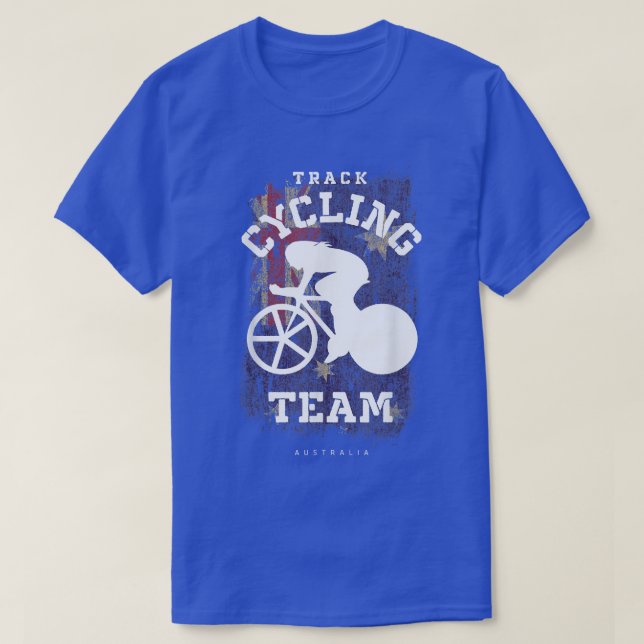 Womens Track Cycling Australia Road Bike Speed Cyc T-Shirt (Design Front)