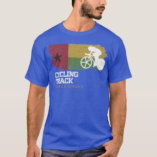 Womens Track Cycling Guinea Bissau Road Bike Speed T-Shirt