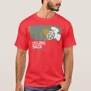 Womens Track Cycling Kazakhstan Road Bike Speed Cy T-Shirt