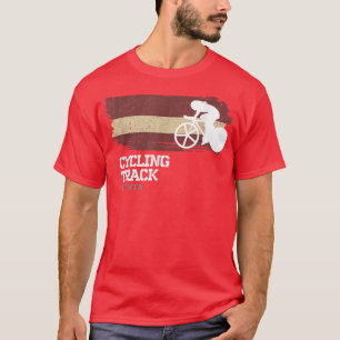 Womens Track Cycling Latvia Road Bike Speed Cyclis T-Shirt