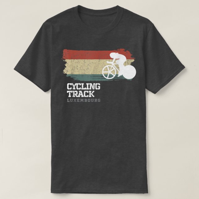 Womens Track Cycling Luxembourg Road Bike Speed Cy T-Shirt (Design Front)
