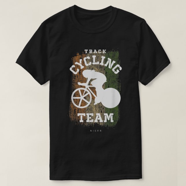 Womens Track Cycling Niger Road Bike Speed Cyclist T-Shirt (Design Front)