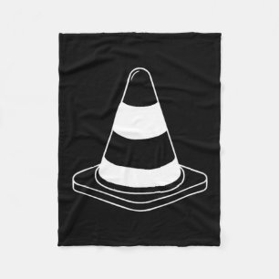 Womens Traffic Cone Street Workers Lazy Halloween Fleece Blanket