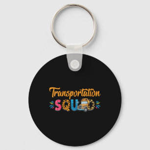 Womens Transportation Squad Back To School Proud B Key Ring