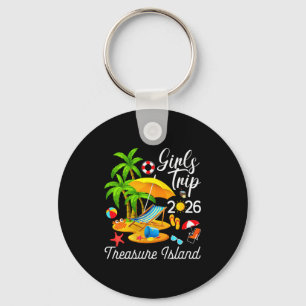 Women's treasure island florida summer tropical key ring