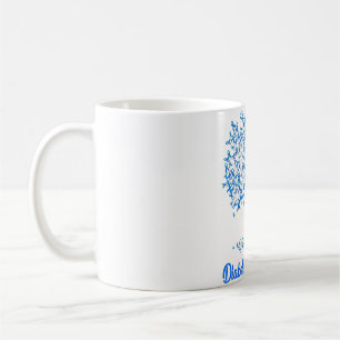Womens Tree Blue Ribbon Diabetes Awareness Coffee Mug
