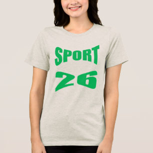 Women's Tri-blend T-Shirt oatmeal SPORT 26 Shirt