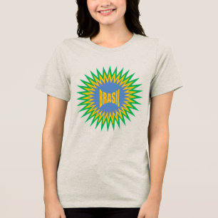Women's Tri-blend T-Shirt oatmeal SUN BRASIL Shirt
