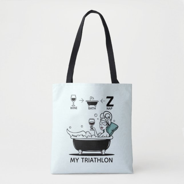 Womens Triathlon Tote Bag (Front)