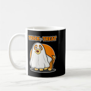 Womens Trick For Treat For Dog Lover - Dog Ghost Coffee Mug