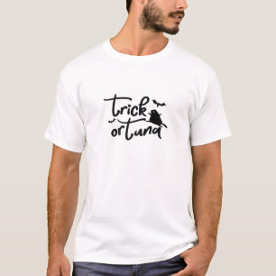 Womens Trick Or Tuna Cute Funny Cat Lover Hallowee T-Shirt