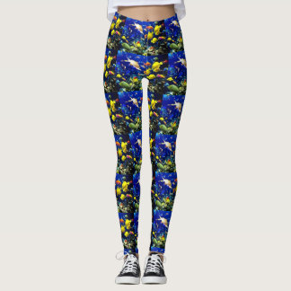 Womens Tropical Fish Custom Leggings
