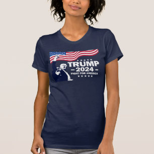 Women's Trump 2024 Fight For America T-Shirt