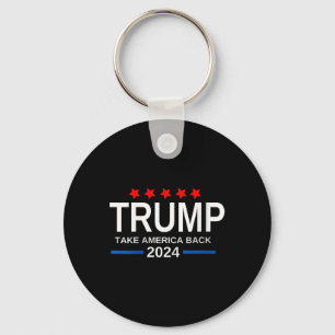 Womens Trump 2024 Take America Back Election The R Key Ring