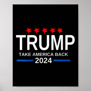 Womens Trump 2024 Take America Back Election The R Poster