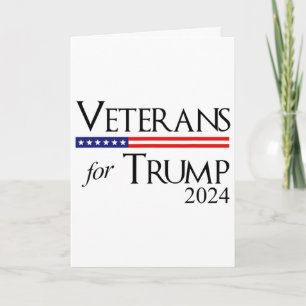 Womens Trump Veterans For Trump Card
