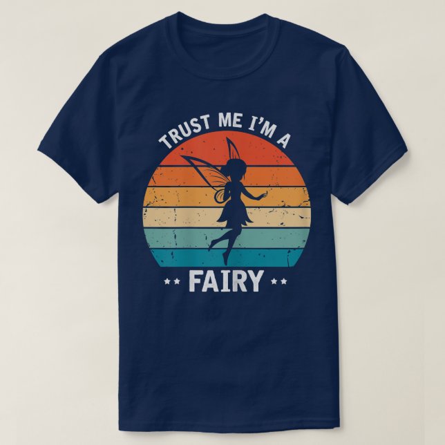 Womens Trust Me Im a Fairy, Halloween Costume Fair T-Shirt (Design Front)