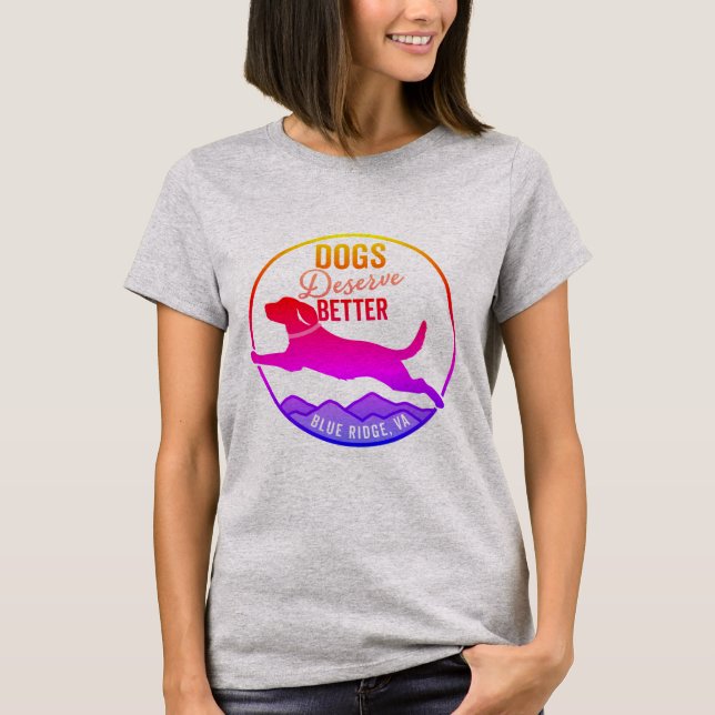 Women's Tshirt - Rainbow Logo (Front)