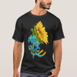 Womens Ukraine Sunflowers and Wildflowers in Ukrai T-Shirt<br><div class="desc">Womens Ukraine Sunflowers and Wildflowers in Ukrainian Flag Colours VNeck .funny, quotes, cool, jokes, quote, crazy, fun, hipster, humour, humour, slogan, slogans, ali, animal, anime, arguing, army, attitude, bacteria, bald, bald bodybuilder, bald man, bee, beer, ben, ben franklin, best, best friends, birthday gift, birthday present, bodybuilder, bodybuilding, bookish, books and...</div>