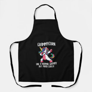 Womens Unicorn Grammy Girl Birthday Party Apparel, Apron