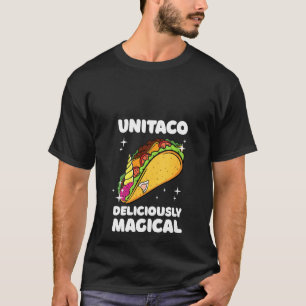 Womens Unitaco Deliciously Magical Unicorn Taco Wh T-Shirt