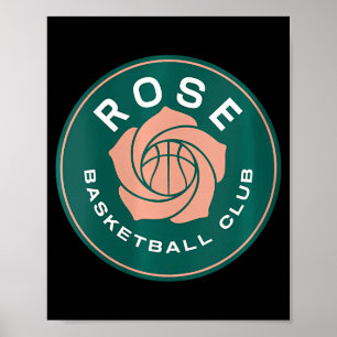 Womens unrivaled rose basketball club 3x3 poster