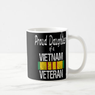 Womens Us Military Family - Proud Daughter Of A Vi Coffee Mug
