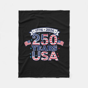 Womens Usa 250th Anniversary Flag 1776 2026 Fleece Blanket