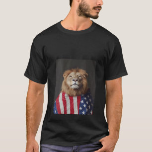 Womens USA American Flag United States of America T-Shirt