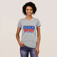 Women's USA Land of the Free T-Shirt