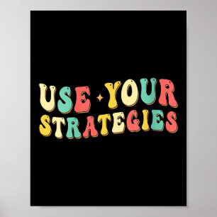 Womens Use Your Strategies Test Day Testing Exam S Poster