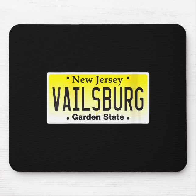 Womens Vailsburg Newark Nj City New Jersey License Mouse Pad (Front)