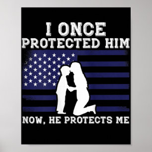 Womens Veterans Day American Flag Army Proud Milit Poster