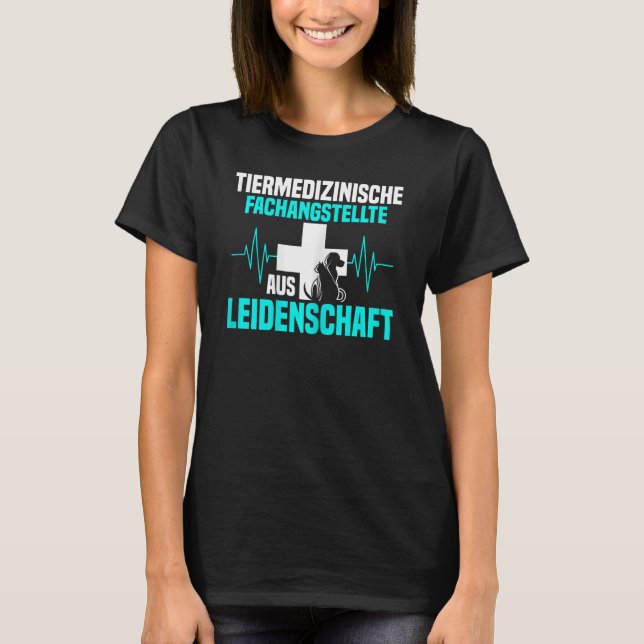 Womens Veterinary helper from passion heartbeat TF T-Shirt (Front)