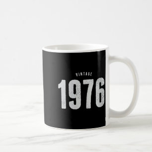 Women's vintage 1976 classic retro 50th birthday coffee mug