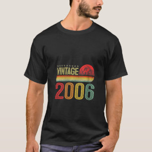 Womens Vintage 2006 Bday 16 Years Old Funny 16th B T-Shirt