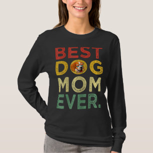 Womens Vintage Beagle Best Dog Mum Ever T-Shirt