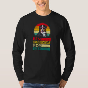 Womens Vintage Best Bernese Mountain Dad Ever Fath T-Shirt
