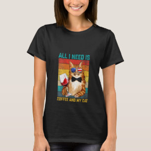 Womens Vintage Cat Wine Drinking Quote Dad Mum Fro T-Shirt