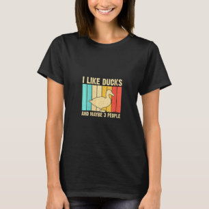 Womens Vintage Duck  For Duck  Men Women Mallard D T-Shirt