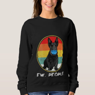 Womens Vintage Ew People Scottish Terrier Dog Wear Sweatshirt