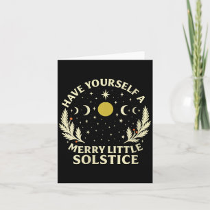 Womens Vintage Have Yourself A Merry Little-solsti Card
